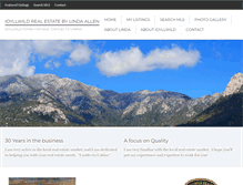 Tablet Screenshot of idyllwildrealestate.com